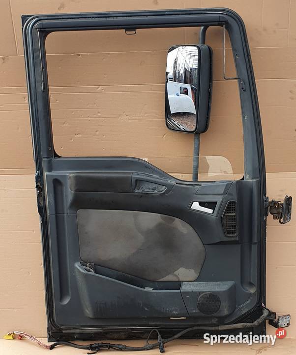 MAN TGA DRZWI LEWE LUSTERKO TAPICERKA SZYBA