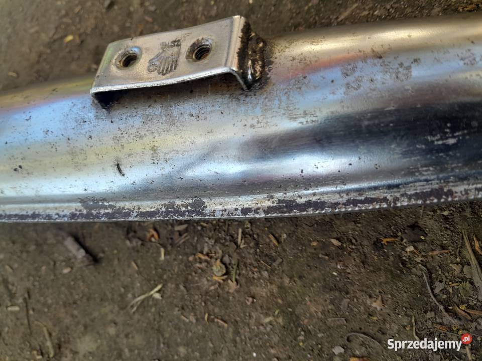 Romet Kadet oryginalny tłumik kolanko chrom Świerzawa