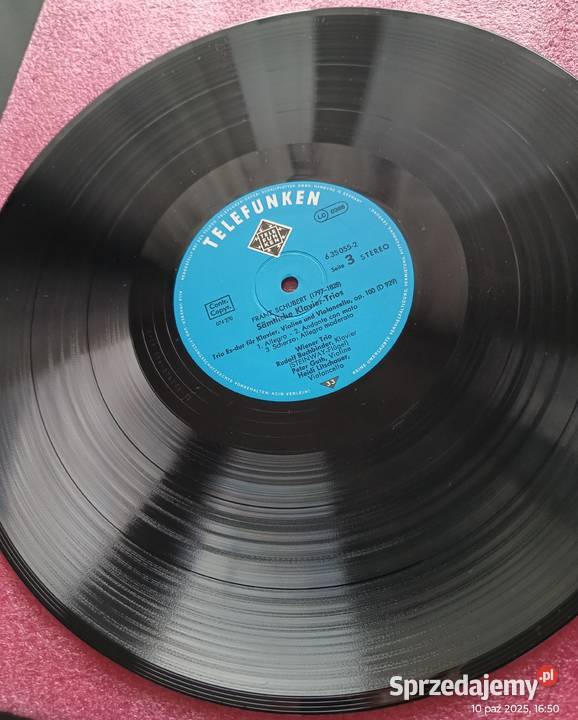 Album winylowy Franz Schubert Tria Fortepianowe wielkopolskie Wronki
