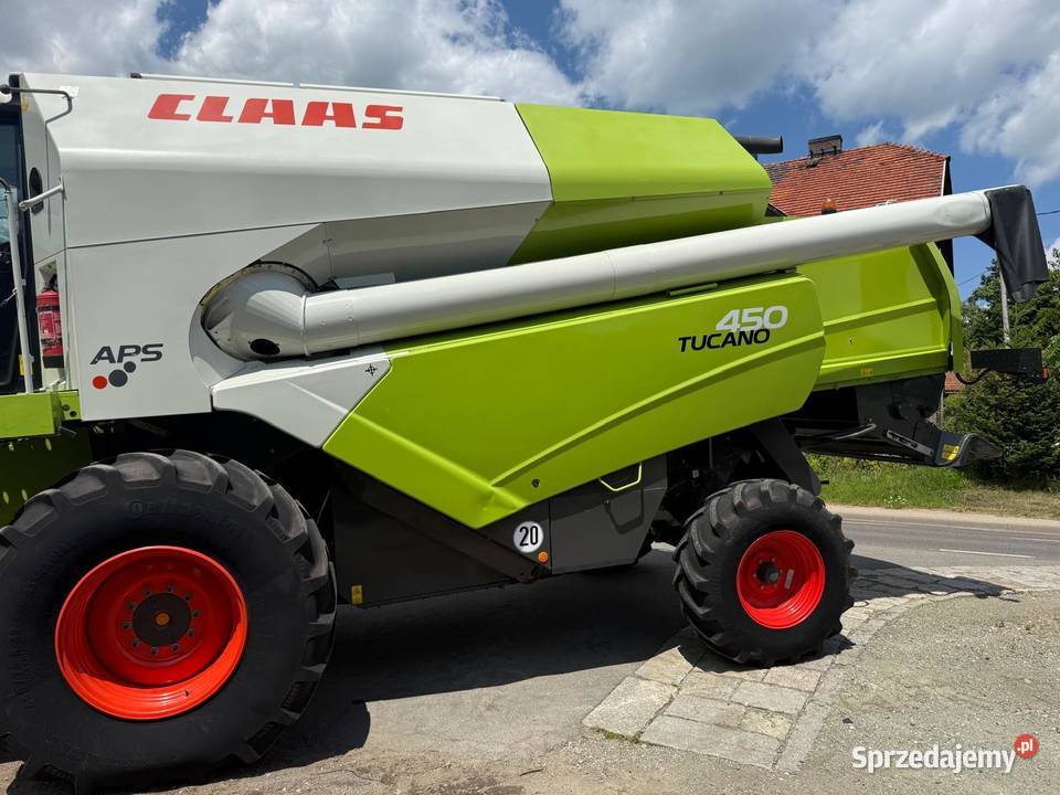 Kombajn zbożowy Claas Tucano 450 heder V660 2400 Zbożowe dolnośląskie Nowa Ruda