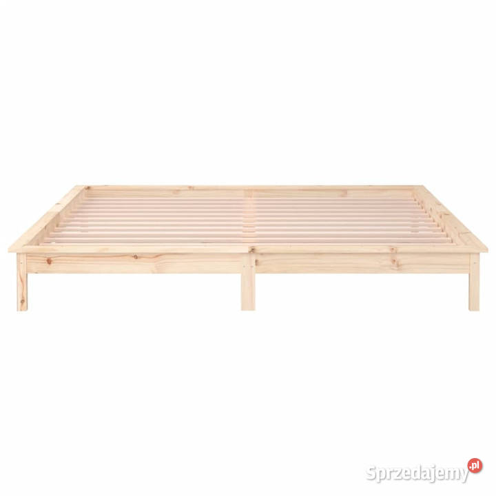 Rama łóżka z LED lite drewno 120x200 WM820601 Łóżka