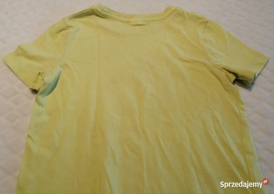 Koszulka krótki rękaw Tshirt żółta kameleon 104 śląskie Czeladź sprzedam