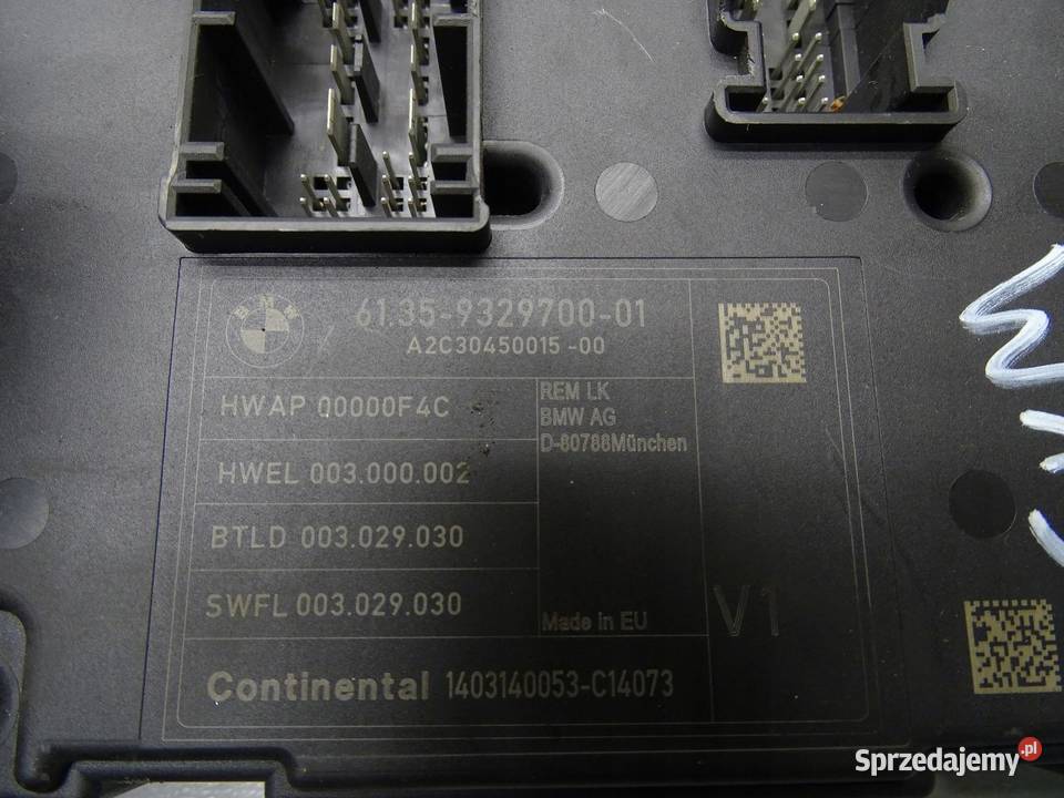 MODUŁ STEROWNIK REM BMW F20 F21 F30 F31 9329700