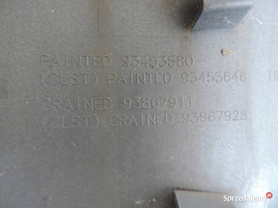 LISTWA BOCZNA PRAWA OPEL VIVARO B 93453580 kujawsko-pomorskie sprzedam