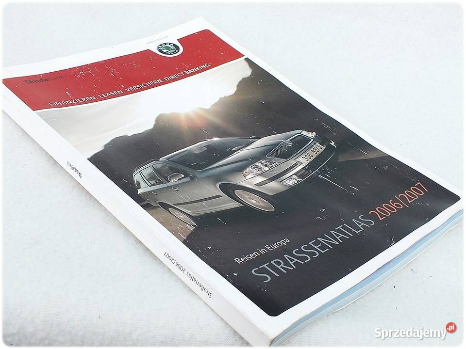 Skoda Octavia II Combi Książka Atlas drogowy Żary