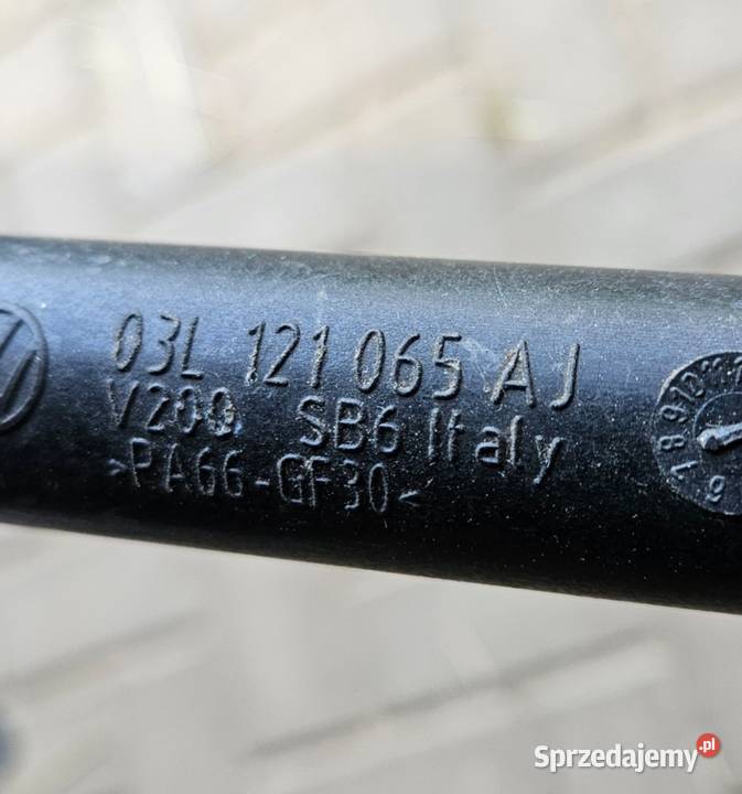 VW AUDI RURA WĄŻ WODY 03L121065AJ Międzychód sprzedam