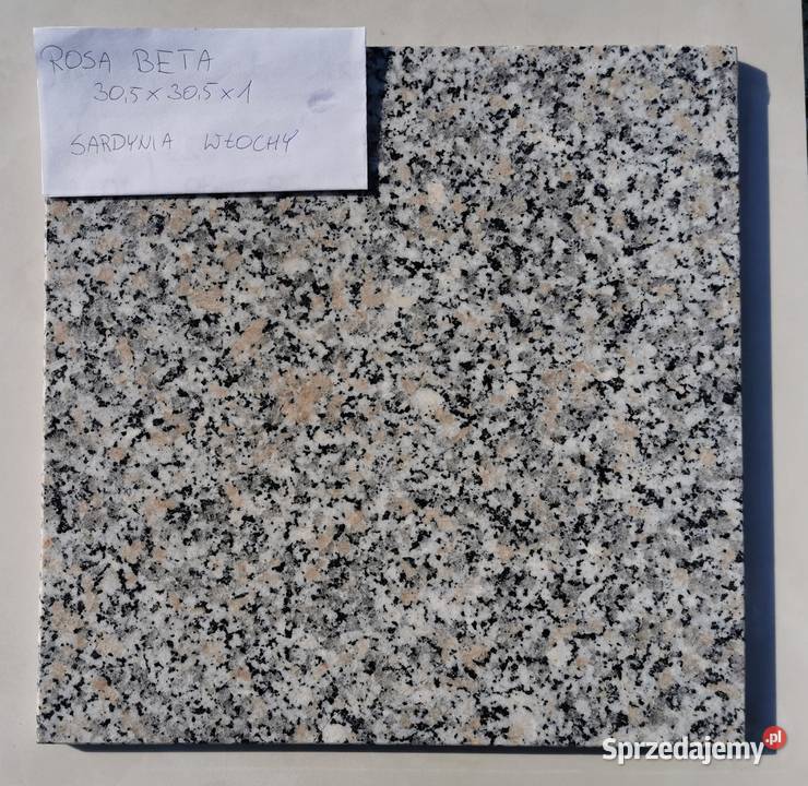 WŁOSKIE płytki granitowe Rosa Beta 305x305x1 małopolskie Poskwitów