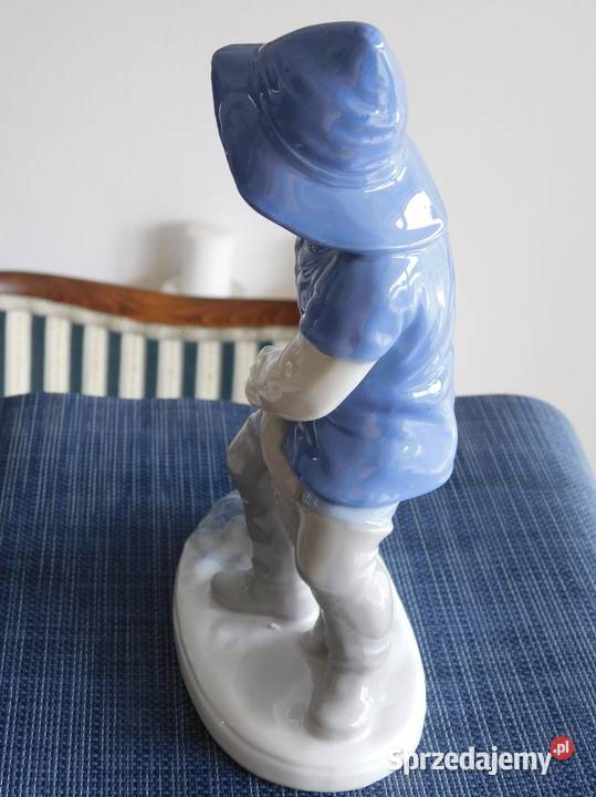 Figurka rybaka Wagner Abel Lippelsdorf GDR 13 Szczecin