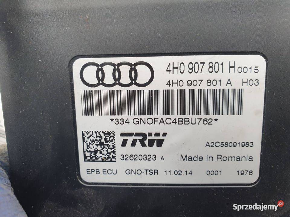 MODUŁ AUDI A8 L D4 4H0907801H osobowe Lipno