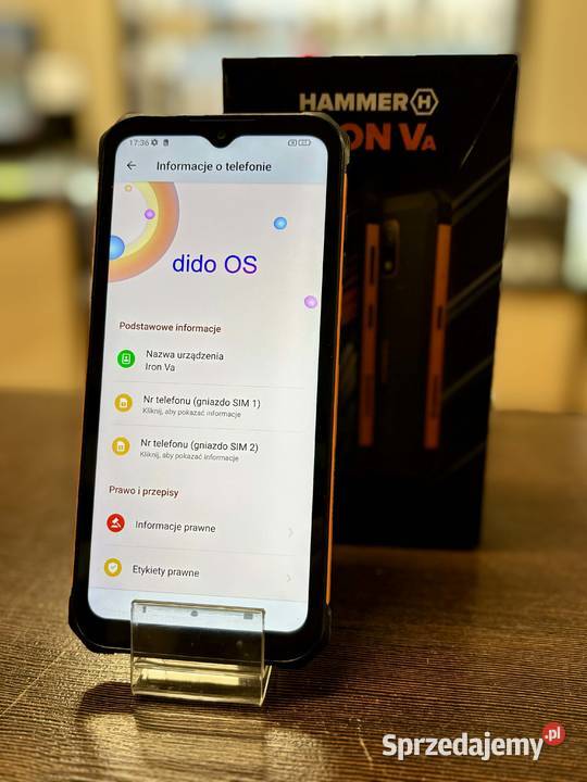 Smartfon Hammer Iron Va 4 GB64 GB 4G Gwarancja Elbląg