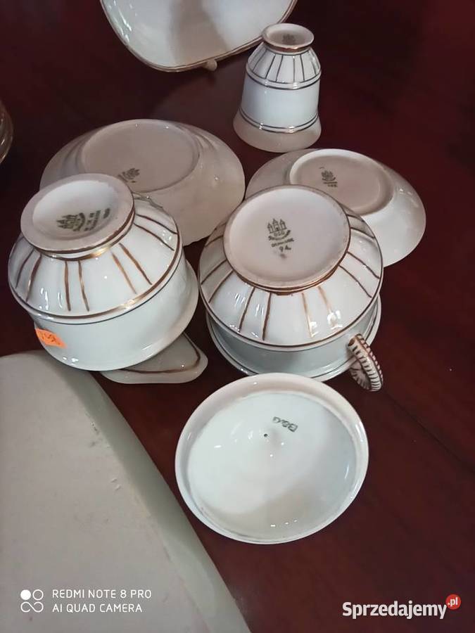 Filiżanka z talerzykiem deserowym BG Kjbenham Gdańsk