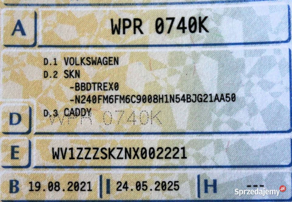 Volkswagen Caddy SalonPL FV23 Hak Lane Assist elektryczne lusterka mazowieckie Sokołów