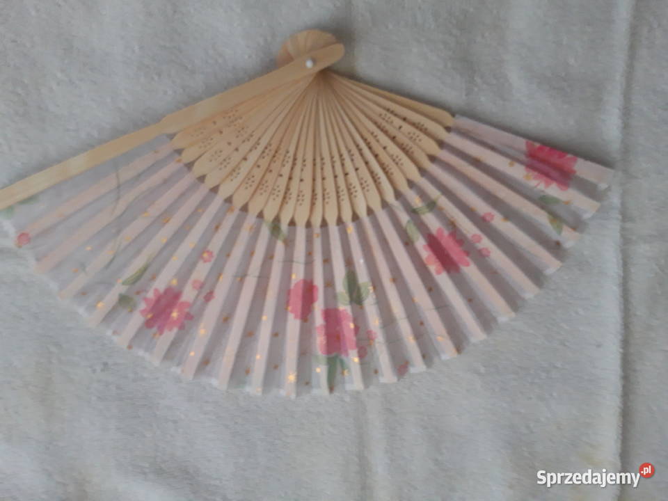 wachlarz dziecka tkanina drewno Warszawa