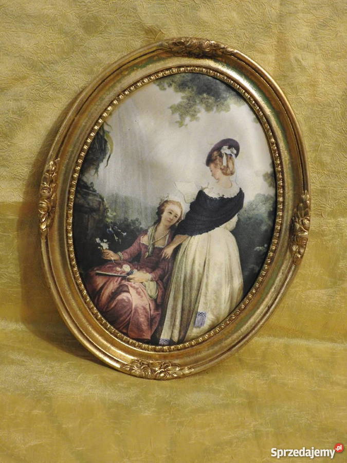 Piękny obrazek malowany na jedwabiu