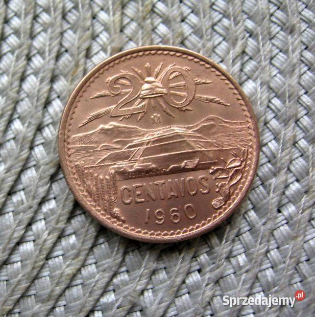 Meksyk 20 Centavos 1960r Kalisz
