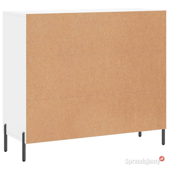 Szafka biała 90x34x80 materiał drewnopochodny