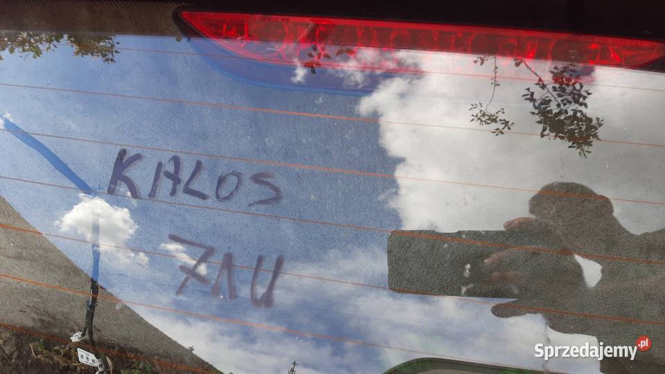 klapa kompletna chevrolet kalos lak 71U dolnośląskie Dębno