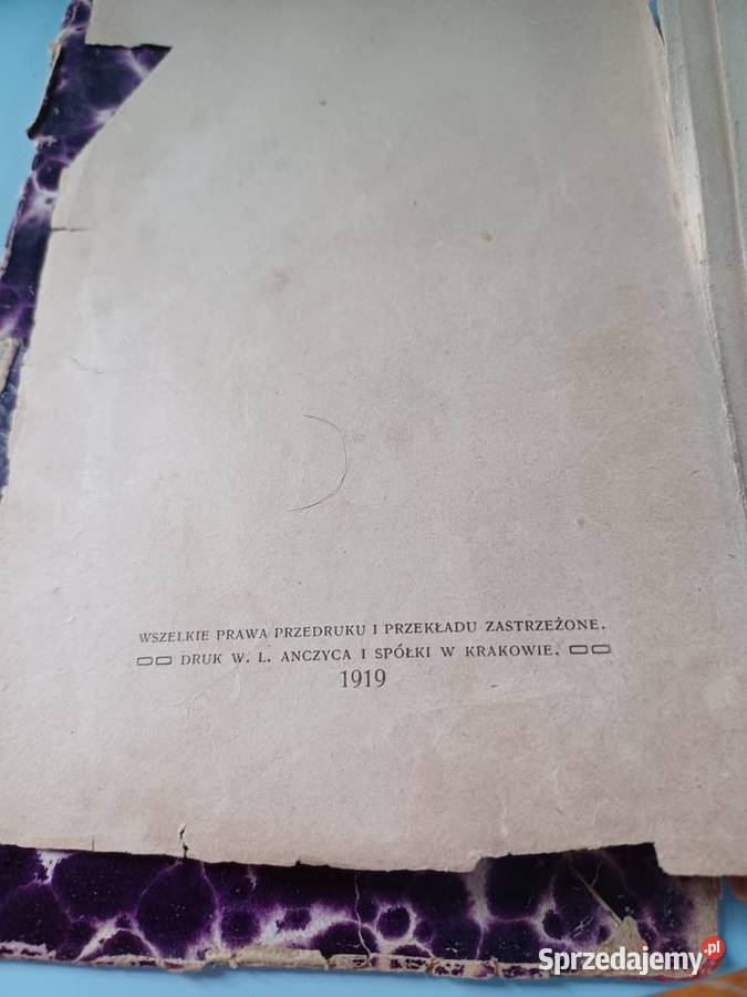 stare książki wydane przed 1945 i tuż wojnie 12 Antykwariat łódzkie Łódź sprzedam