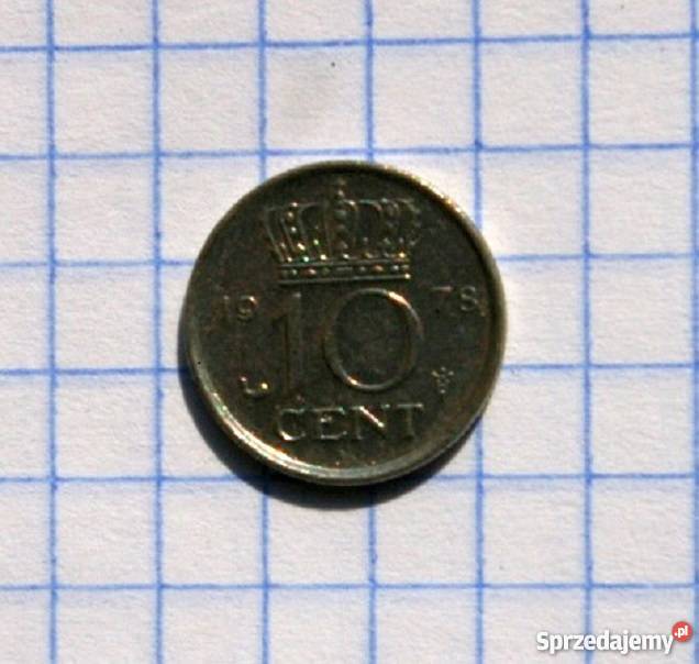 10 CENTÓW 10 CENT 1978 HOLANDIA Piszczac