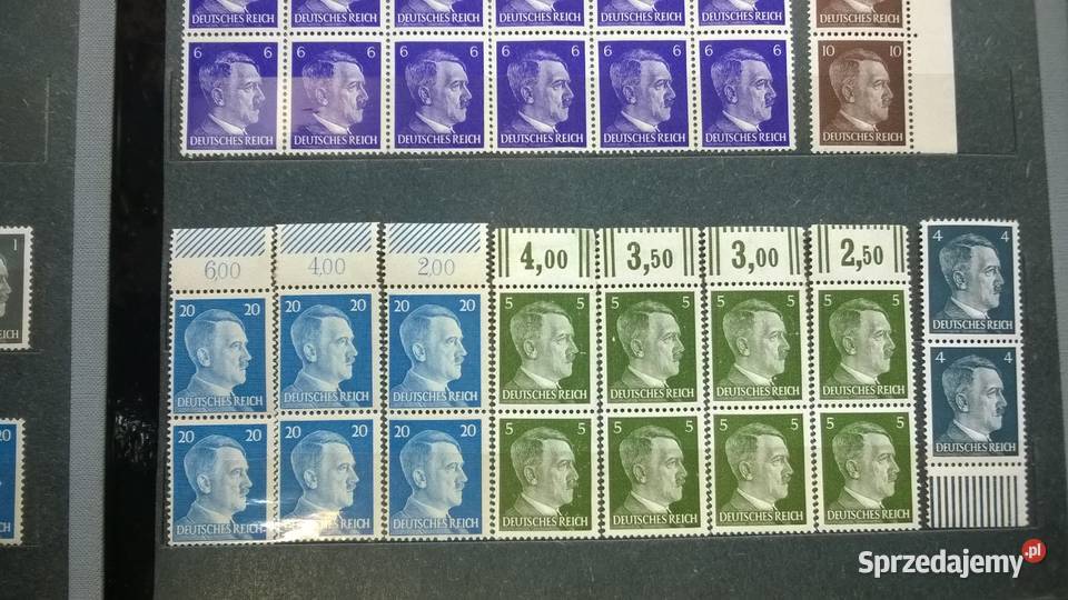 znaczki III RZESZA zestaw 79 czyste Filatelistyka mazowieckie