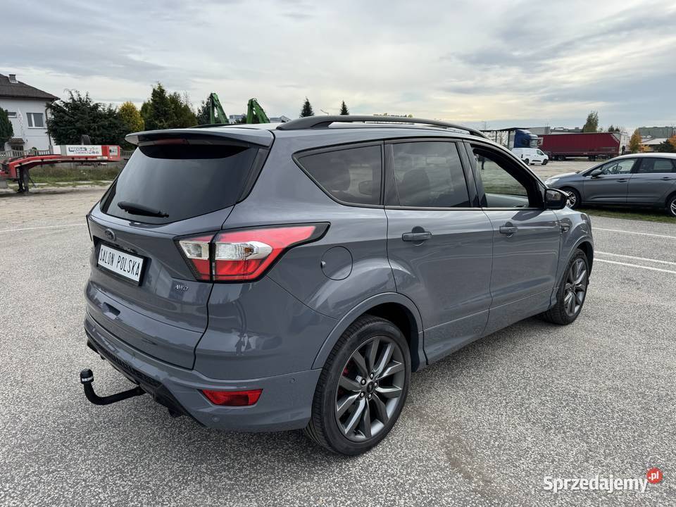 Ford Kuga STLINE Salon Polska Serwisowany w ASO wielofunkcyjna kierownica wielkopolskie Konin