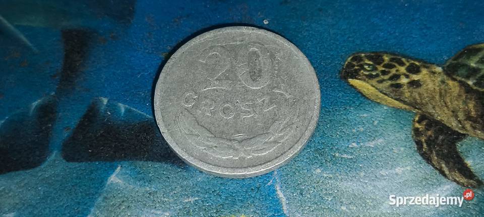 Monety PRL 20 groszy 1965 Gliwice