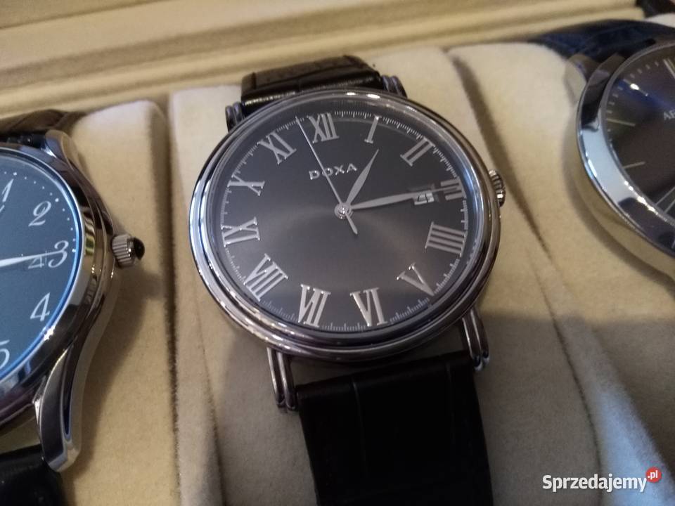 Doxa Royal klasyka piękny oryginał Swiss szafir