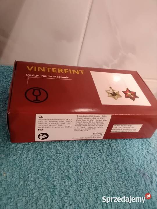 Ozdoba choinkowa czerwony Łódź