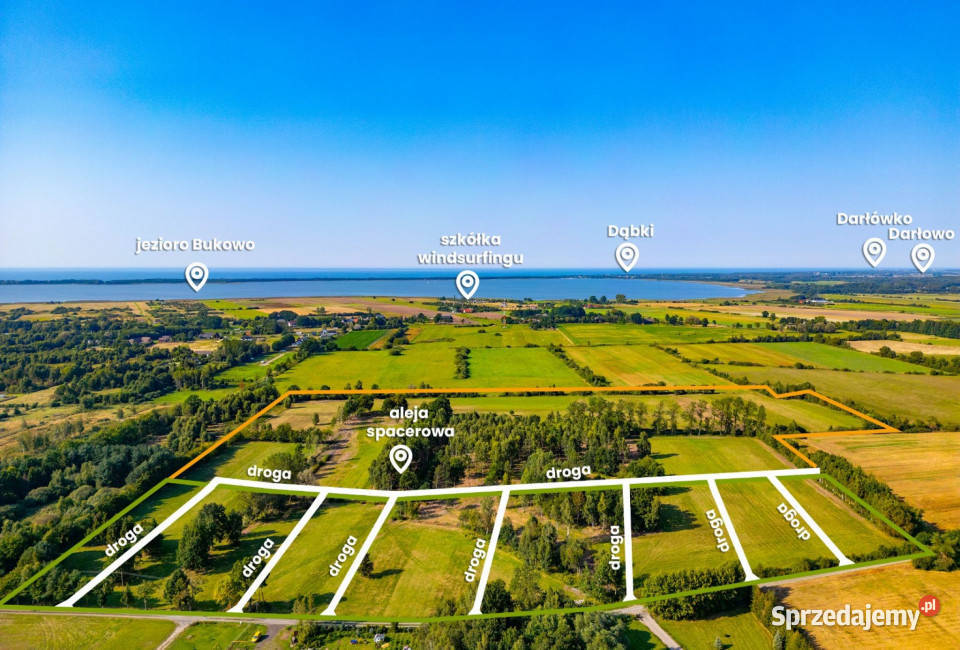 Działka budowlana 552m2 urokliwa i spokojna Darłowo