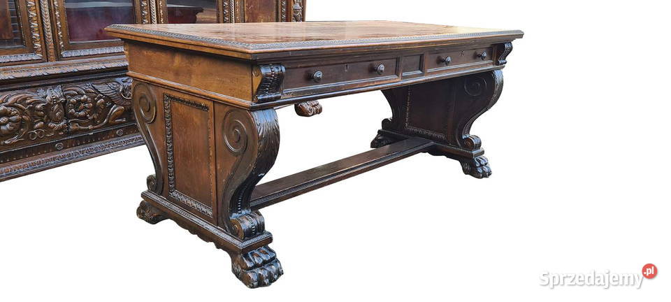 KOMPLET BIBLIOTEKA Z BIURKIEM I FOTELEM zachodniopomorskie