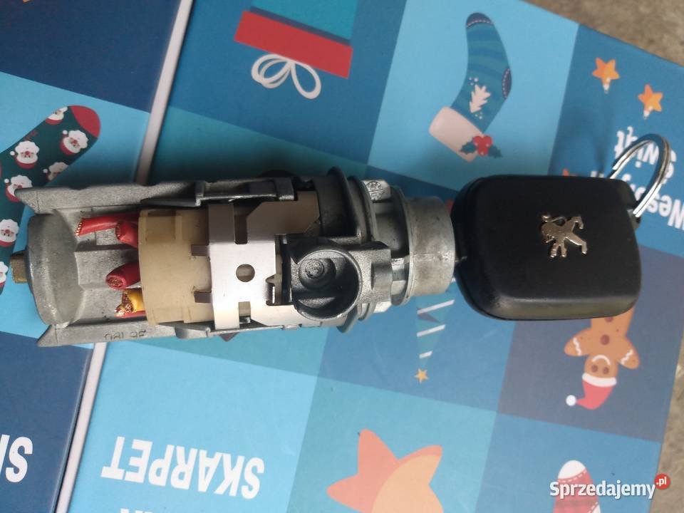 Stacyjka peugeot 607 N0500109 z kluczykiem Sienno