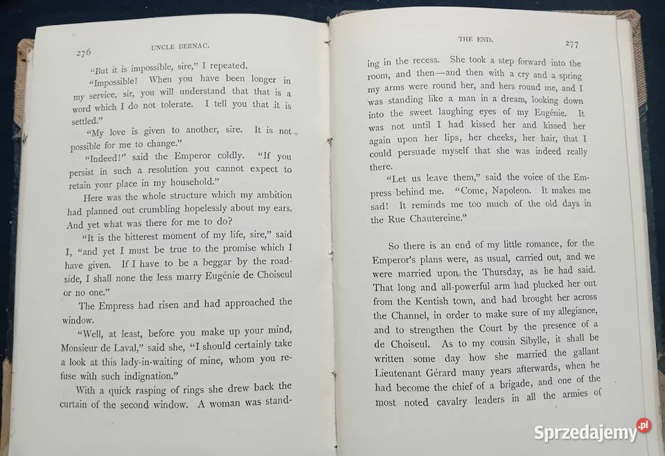 Arthur Conan Doyle Uncle Bernac Tauchnitz Koźminek