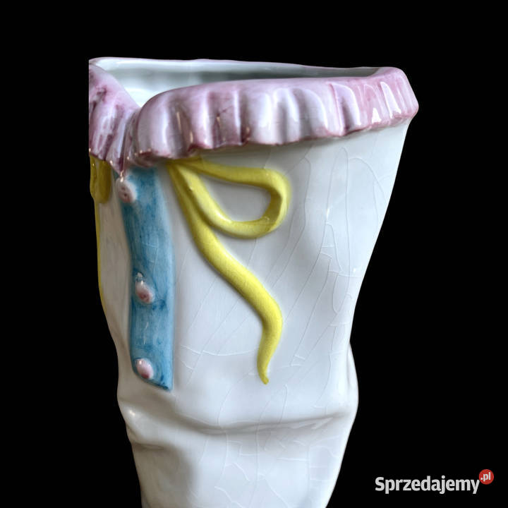 Wazon Gabbianelli Włochy lata 70 ręcznie mazowieckie Warszawa