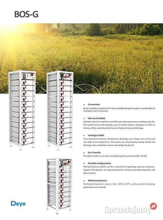 Szafa baterii BOSG 3UHrack Pozostałe