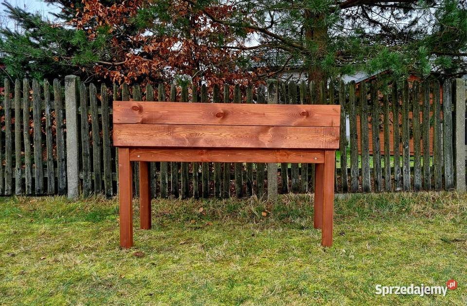 Zielnik drewniany na nogach warzywnik skrzynia Kalety