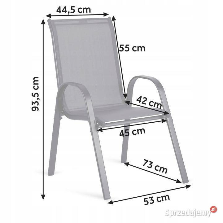 Krzesła ogrodowe tekstylne Sofotel SO980 zestaw Katowice sprzedam