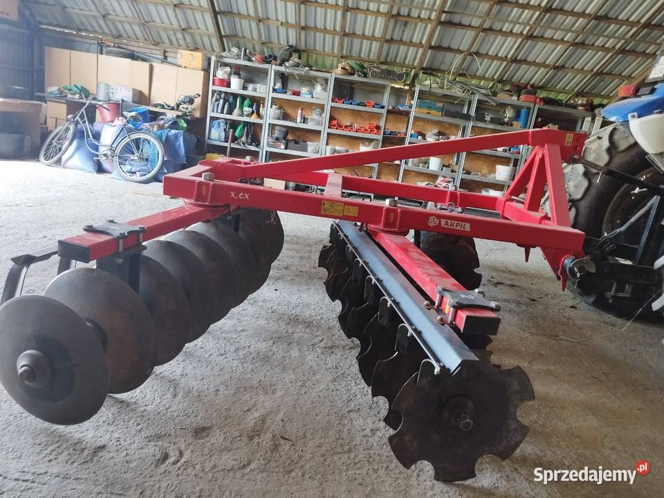 Brona talerzowa 3m AKPIL nieuszkodzony Abramów