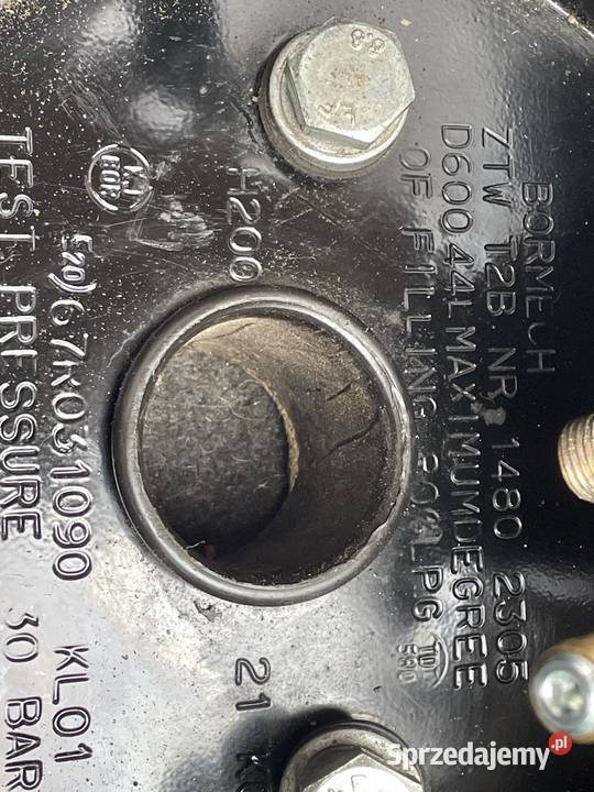 Butla LPG Botmech 2023 homologacja do 2033 Nowa Sarzyna