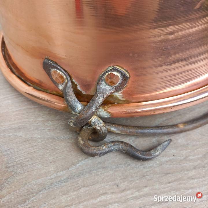 Miedziany kocioł miedziany kociołek poj 7 litrów