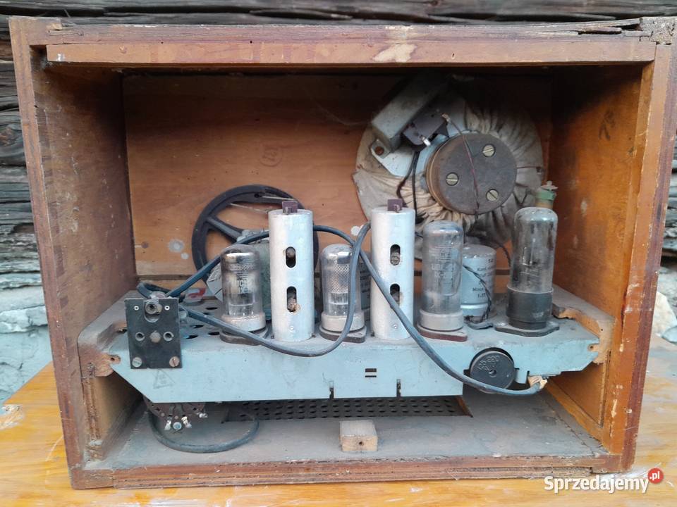 Stare radio lampowe Pionier I 6161 zabytek retro Dąbrowa Górnicza