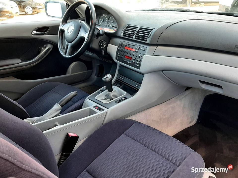Zadbana BMW E46 Coupe 19 BenzynaCLIMATRONIC Rok produkcji 2001 Zduńska Wola sprzedam