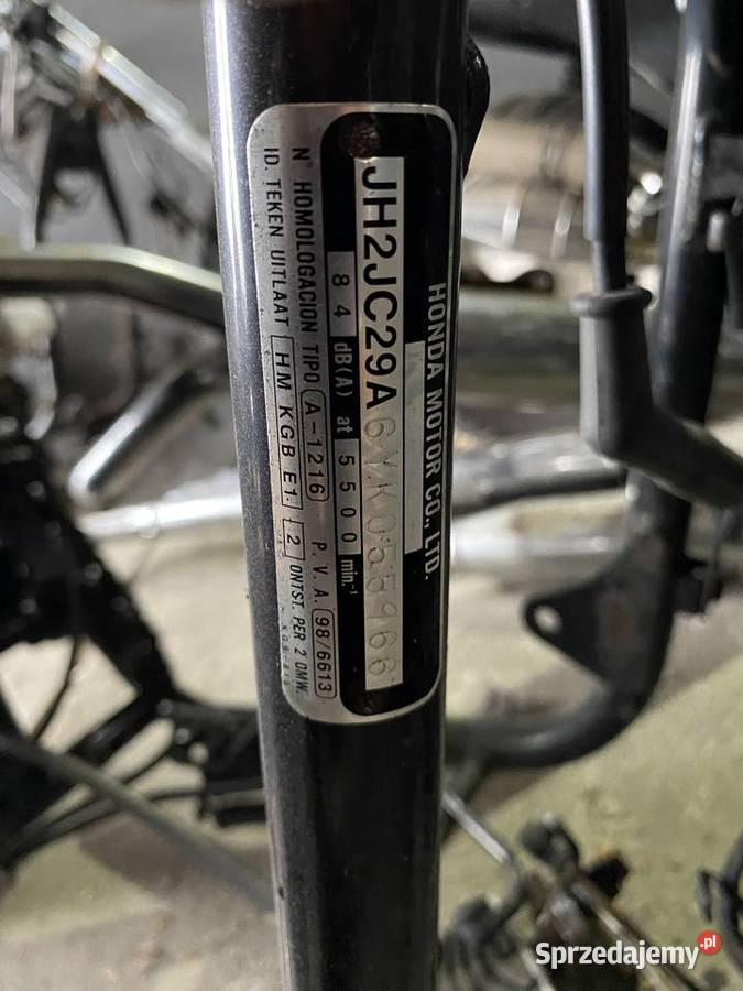 Rama dokumenty Honda Shadow VT 125 Jawiszowice