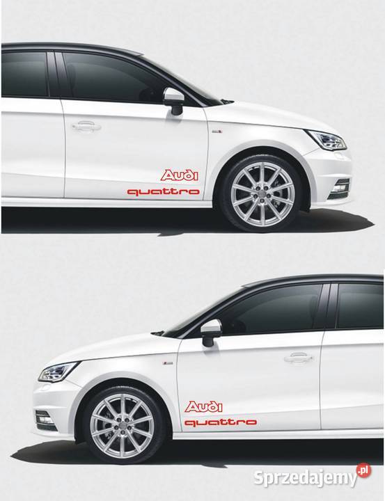 AUDI QUATTRO naklejki na samochód A4 A5 A6 A7 A8 Kraków sprzedam