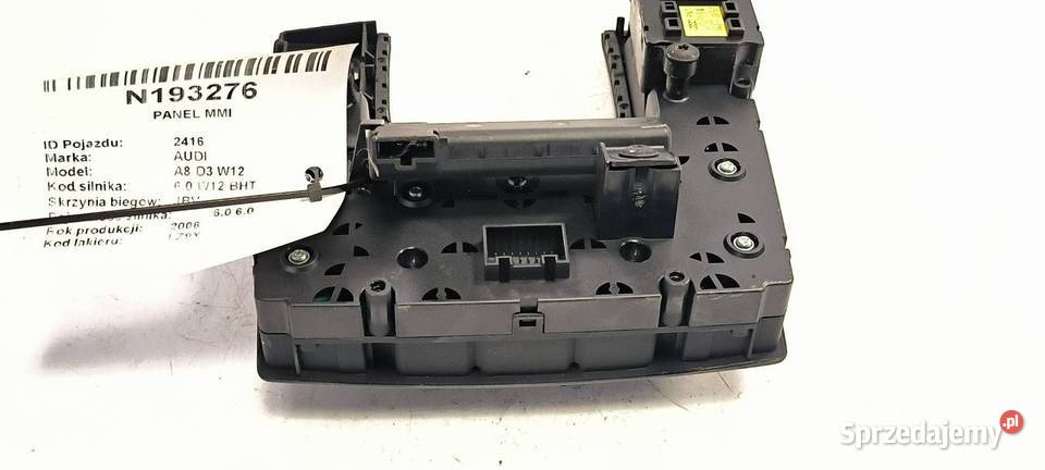 PANEL MMI AUDI A8 D3 W12 4E1919611B Lipno