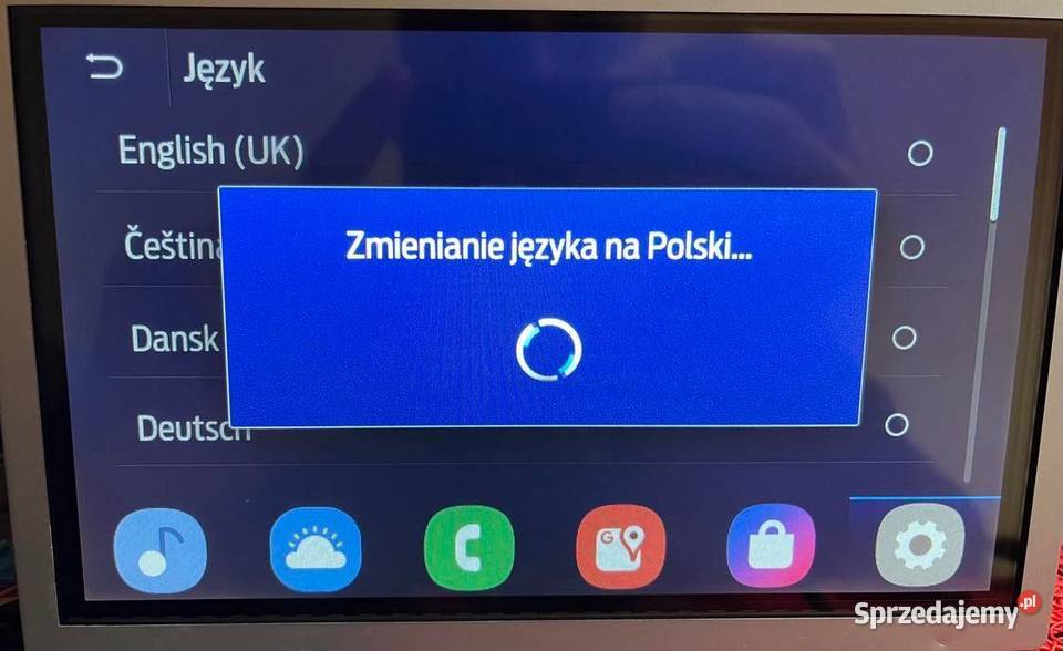 sync 3 zmiana ekranu stratowego ST RS Raptor Kraków