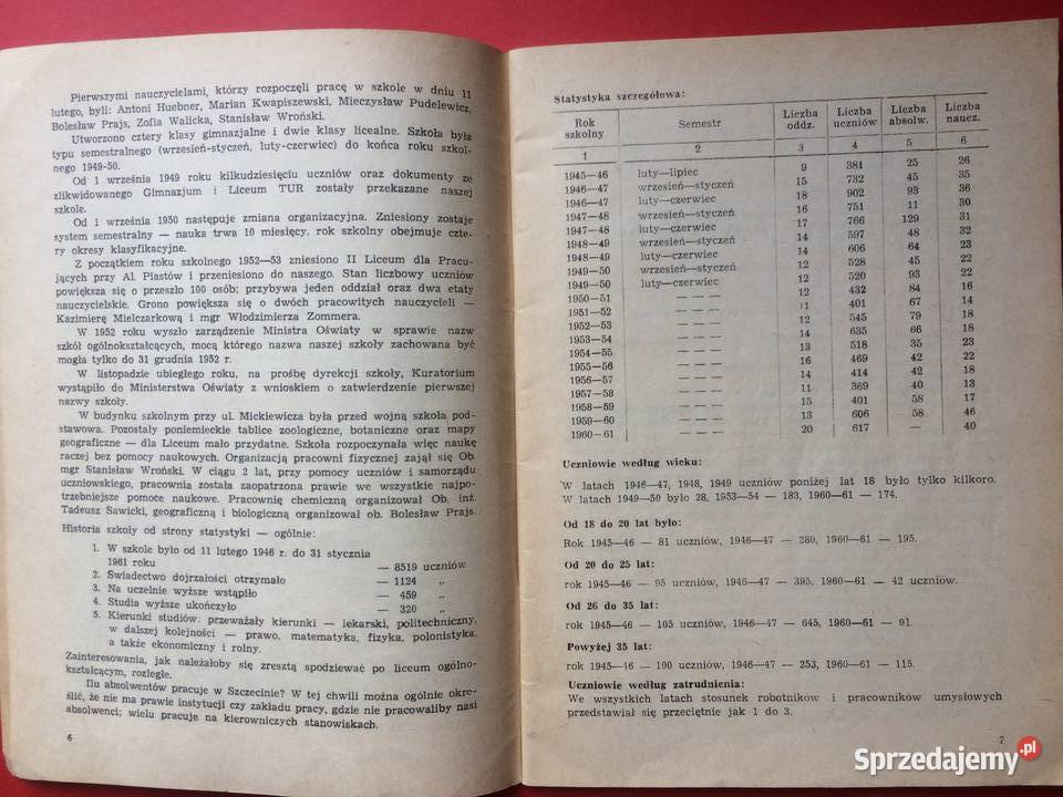 868 I Liceum Ogólnokształcące Pracujących Szczecin