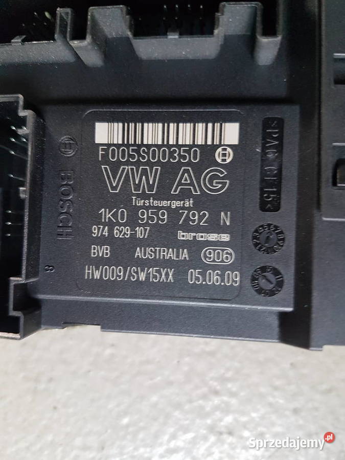 VW PASSAT B6 SILNICZEK SZYBY MODUL 1K0959792N wielkopolskie sprzedam