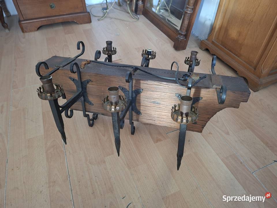 Stary żyrandol Nowy Sącz