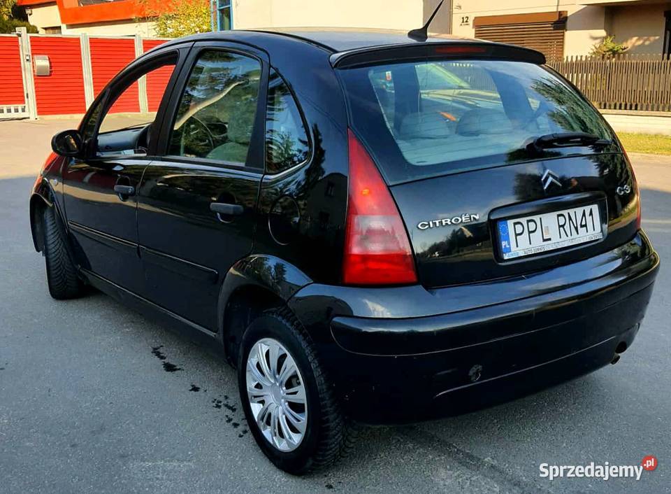 Citroen C3 14 Benzynka Dobra Klima 45 Drzwi welurowa tapicerka C3 Pleszew