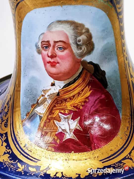 Sevres Amfora Portret Ludwik XVI Unikat 18 wiek Nowa Sól sprzedam